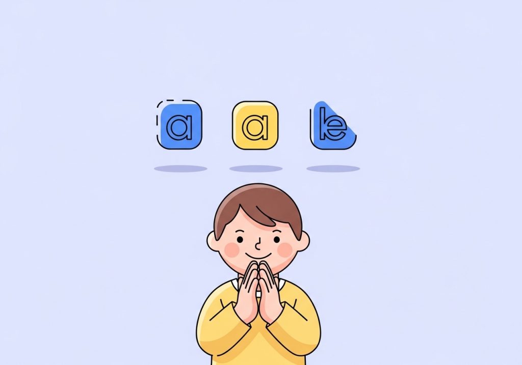 A child claps out syllables, a key activity for building phonological awareness and segmenting skills.