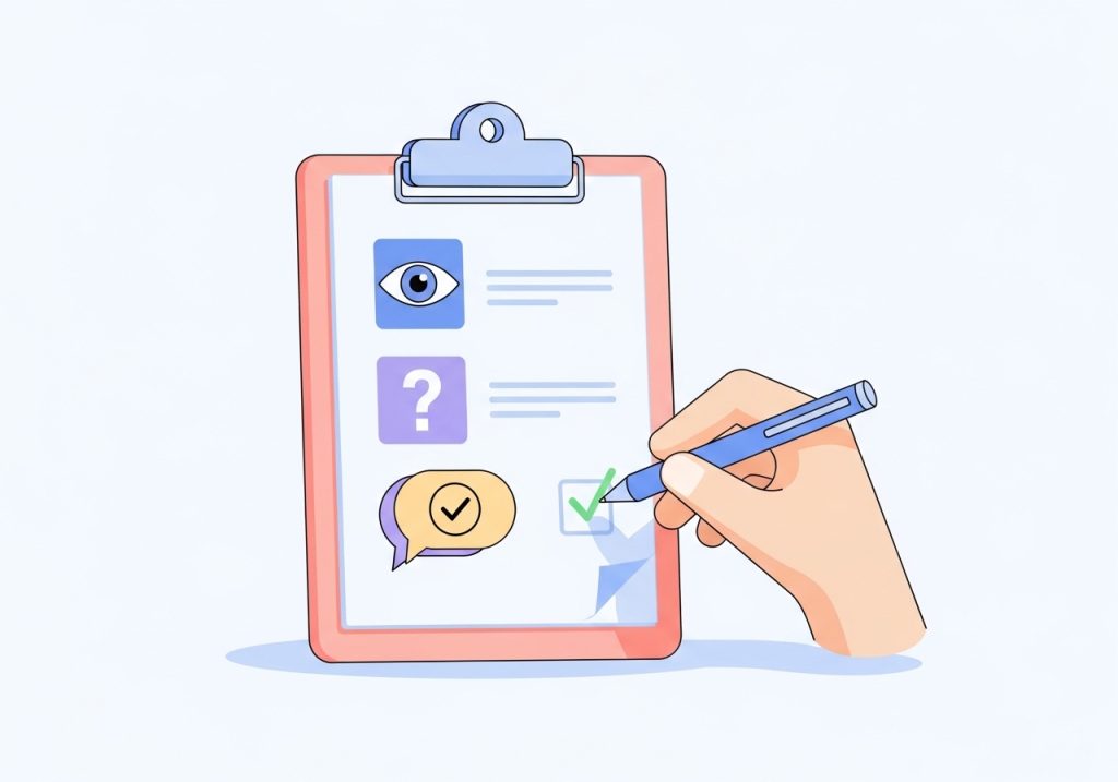 An icon-based checklist showing the key principles of effective scaffolding, including modeling, questioning, and providing feedback.