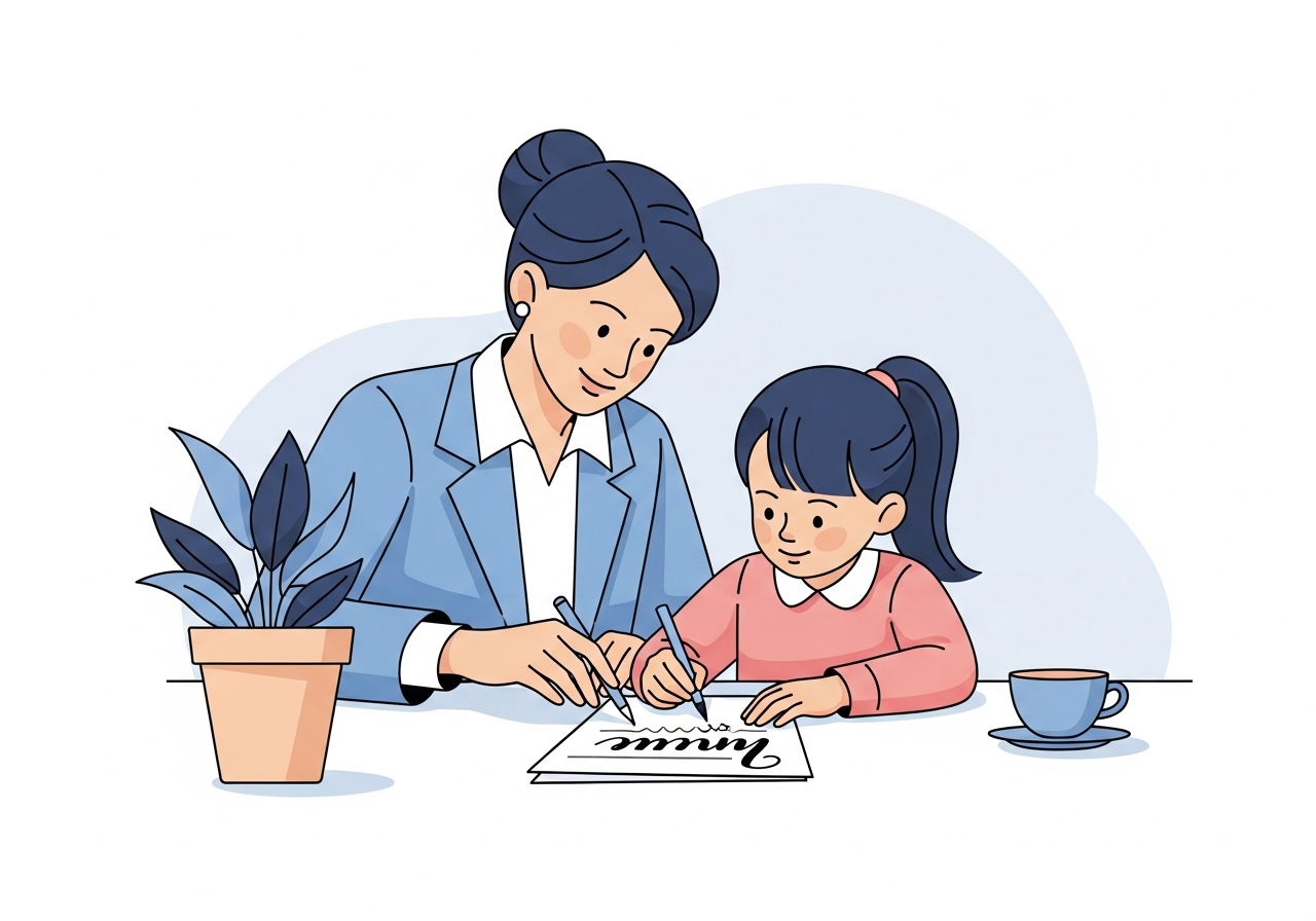 A Therapist’s Guide: How to Write in Cursive Writing Step by Step